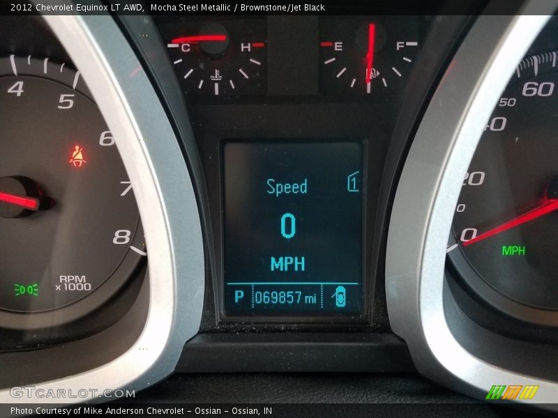 Mocha Steel Metallic / Brownstone/Jet Black 2012 Chevrolet Equinox LT AWD