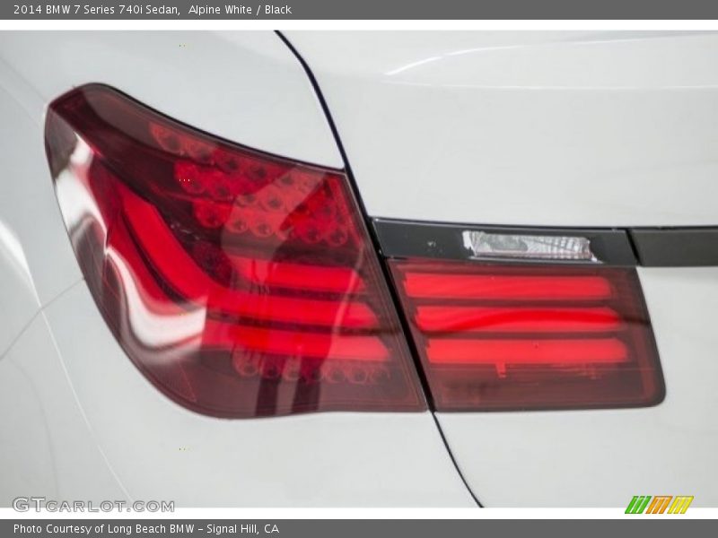 Alpine White / Black 2014 BMW 7 Series 740i Sedan