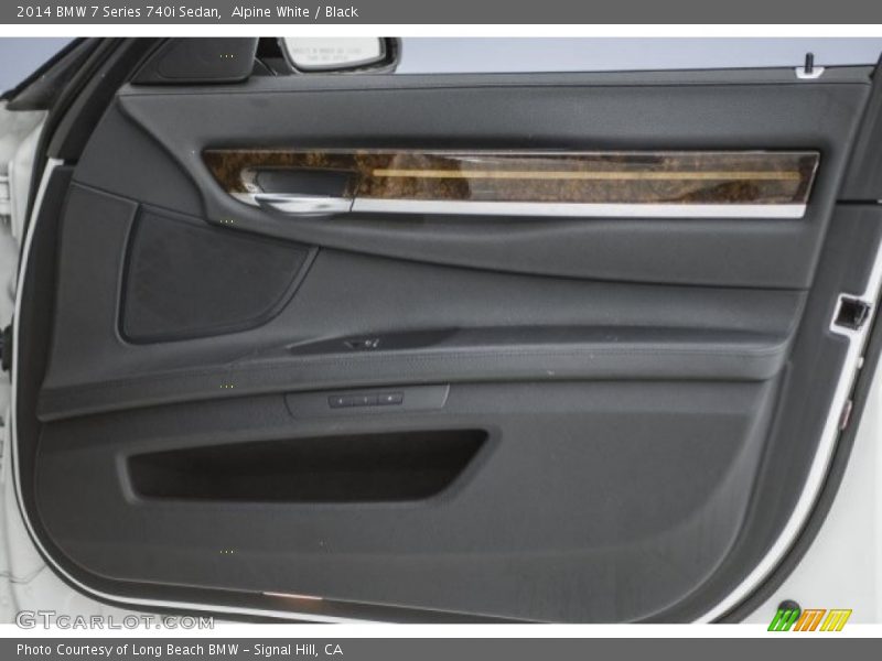 Alpine White / Black 2014 BMW 7 Series 740i Sedan