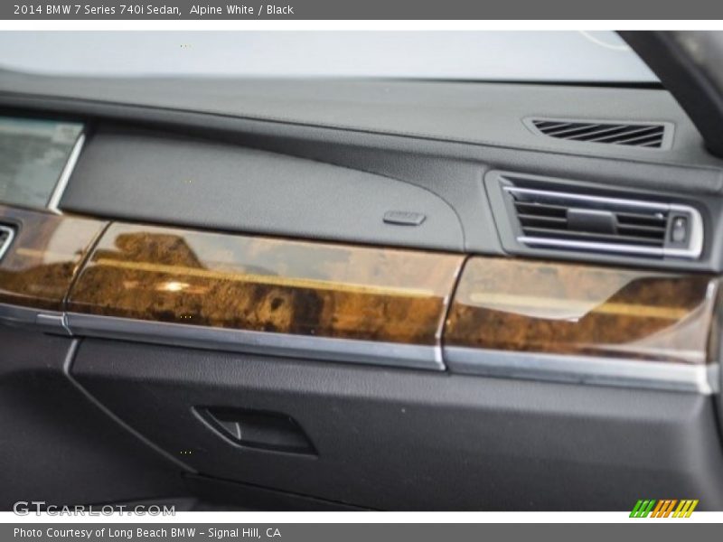 Alpine White / Black 2014 BMW 7 Series 740i Sedan