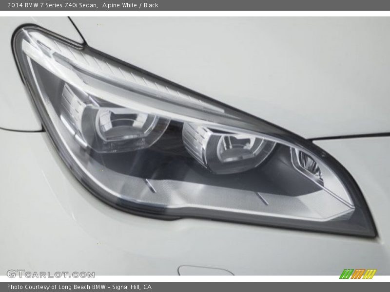 Alpine White / Black 2014 BMW 7 Series 740i Sedan