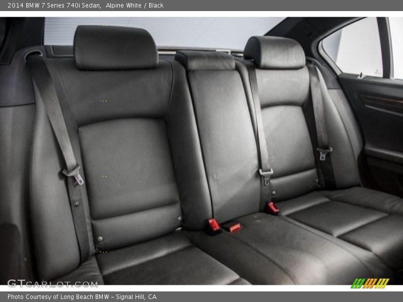 Alpine White / Black 2014 BMW 7 Series 740i Sedan