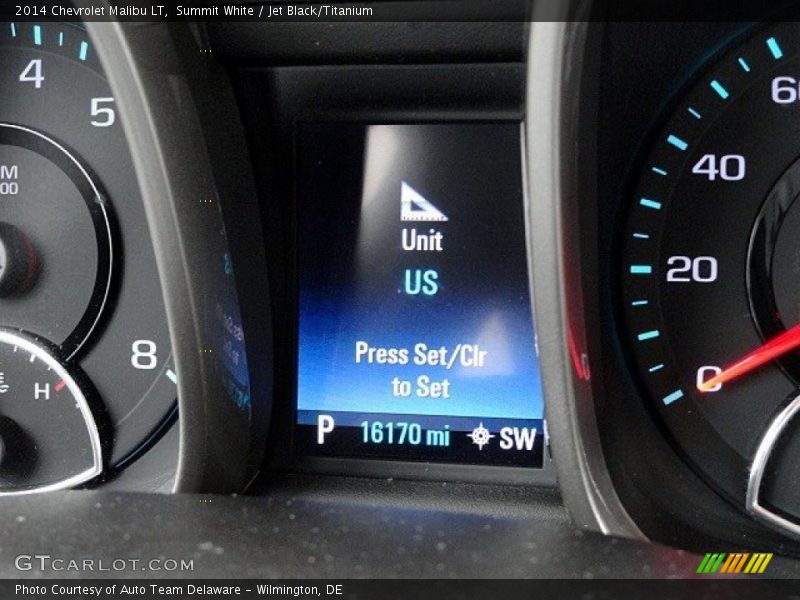 Summit White / Jet Black/Titanium 2014 Chevrolet Malibu LT