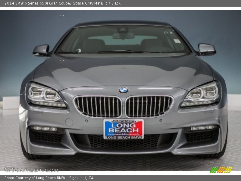 Space Gray Metallic / Black 2014 BMW 6 Series 650i Gran Coupe