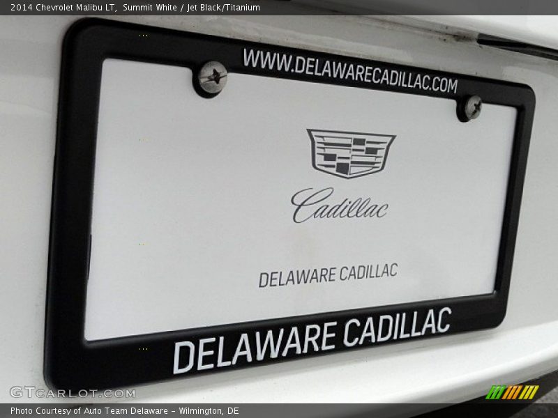 Summit White / Jet Black/Titanium 2014 Chevrolet Malibu LT