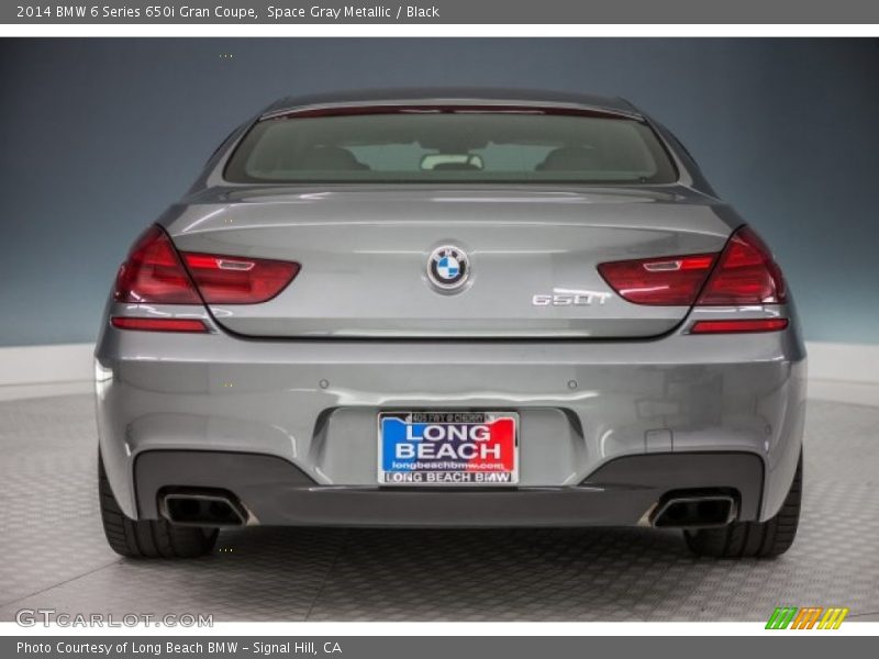 Space Gray Metallic / Black 2014 BMW 6 Series 650i Gran Coupe