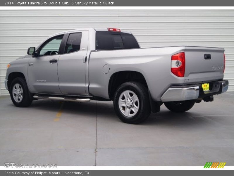 Silver Sky Metallic / Black 2014 Toyota Tundra SR5 Double Cab