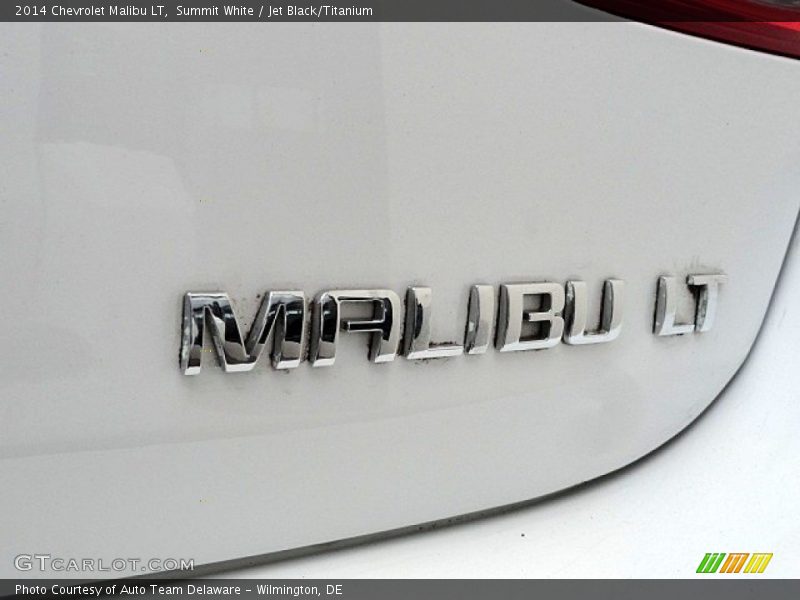 Summit White / Jet Black/Titanium 2014 Chevrolet Malibu LT