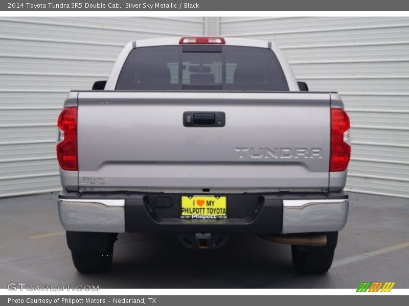 Silver Sky Metallic / Black 2014 Toyota Tundra SR5 Double Cab