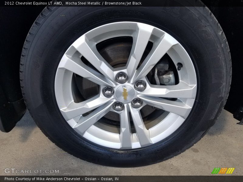 Mocha Steel Metallic / Brownstone/Jet Black 2012 Chevrolet Equinox LT AWD