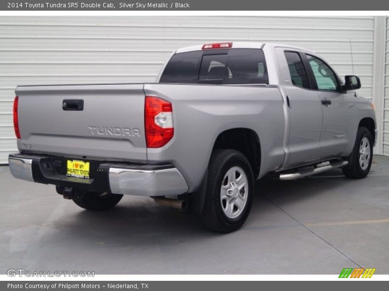 Silver Sky Metallic / Black 2014 Toyota Tundra SR5 Double Cab