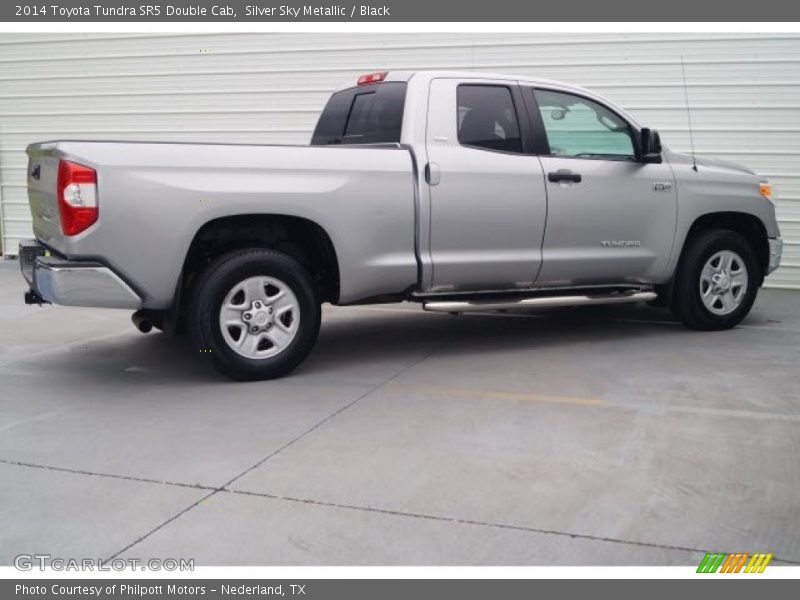 Silver Sky Metallic / Black 2014 Toyota Tundra SR5 Double Cab