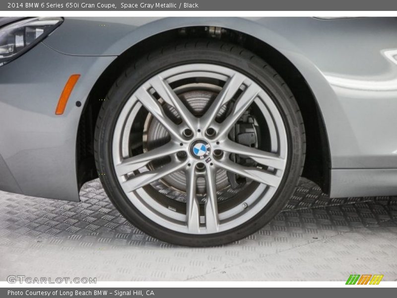 Space Gray Metallic / Black 2014 BMW 6 Series 650i Gran Coupe