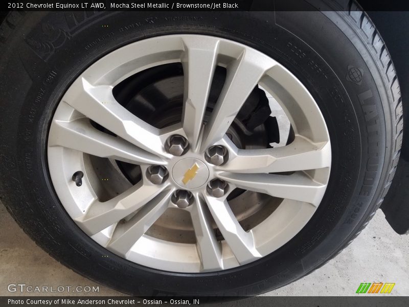 Mocha Steel Metallic / Brownstone/Jet Black 2012 Chevrolet Equinox LT AWD