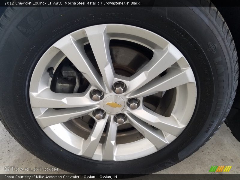 Mocha Steel Metallic / Brownstone/Jet Black 2012 Chevrolet Equinox LT AWD