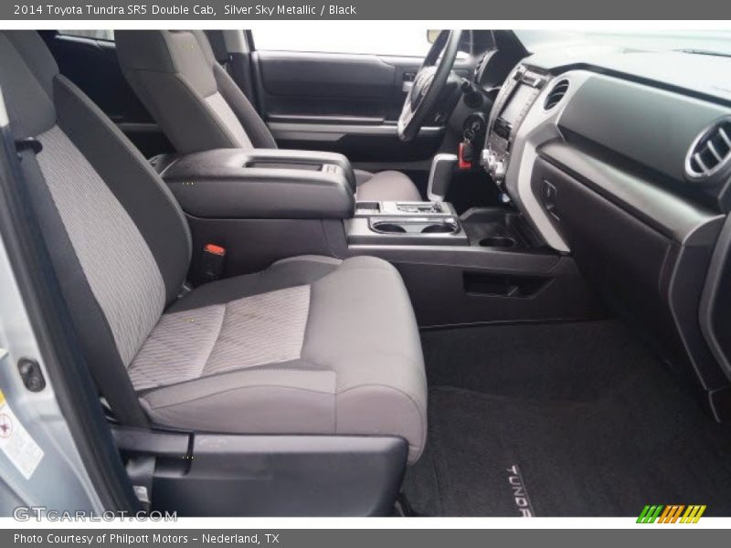Silver Sky Metallic / Black 2014 Toyota Tundra SR5 Double Cab
