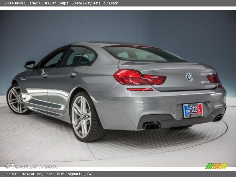 Space Gray Metallic / Black 2014 BMW 6 Series 650i Gran Coupe
