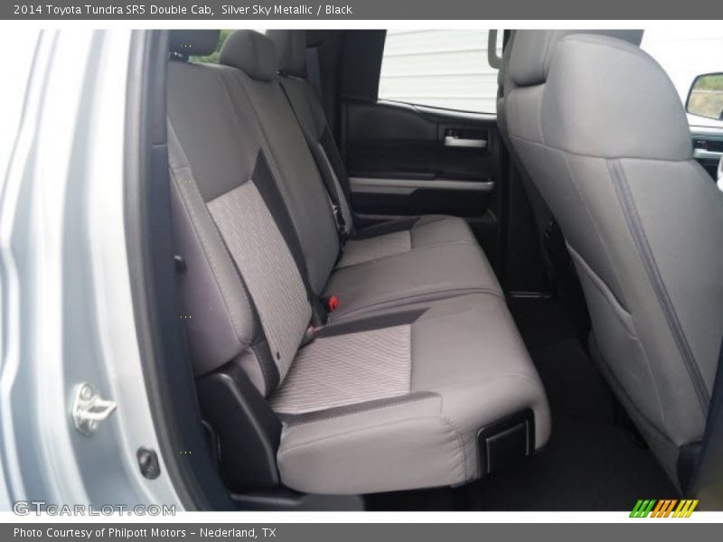 Silver Sky Metallic / Black 2014 Toyota Tundra SR5 Double Cab