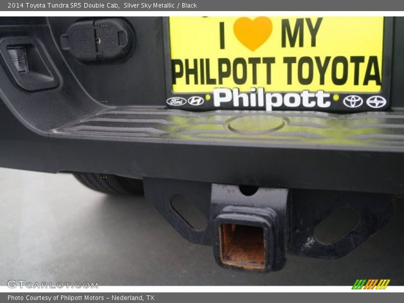 Silver Sky Metallic / Black 2014 Toyota Tundra SR5 Double Cab