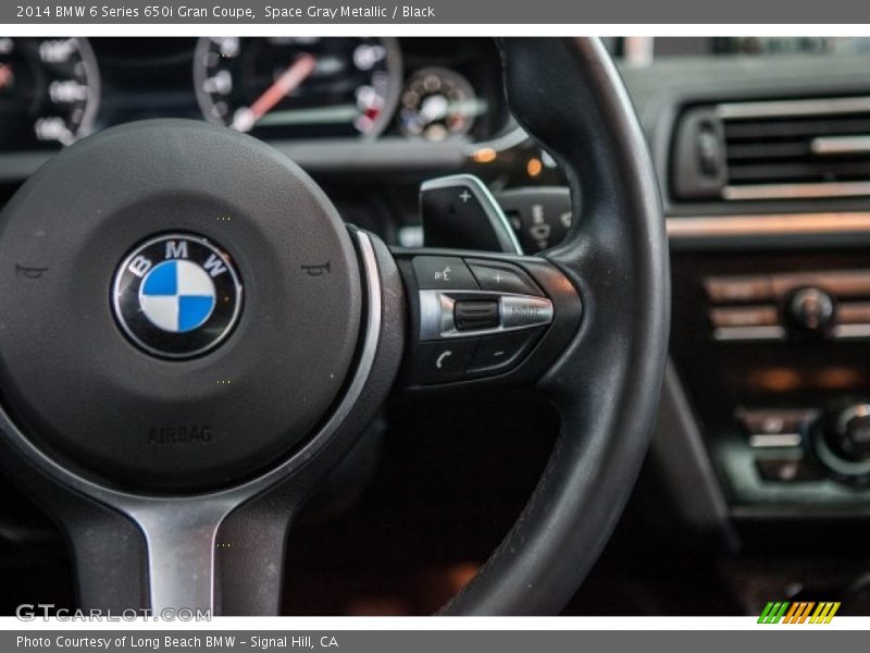 Space Gray Metallic / Black 2014 BMW 6 Series 650i Gran Coupe