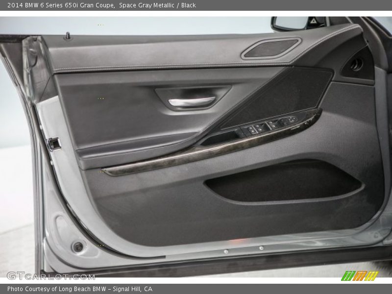 Space Gray Metallic / Black 2014 BMW 6 Series 650i Gran Coupe