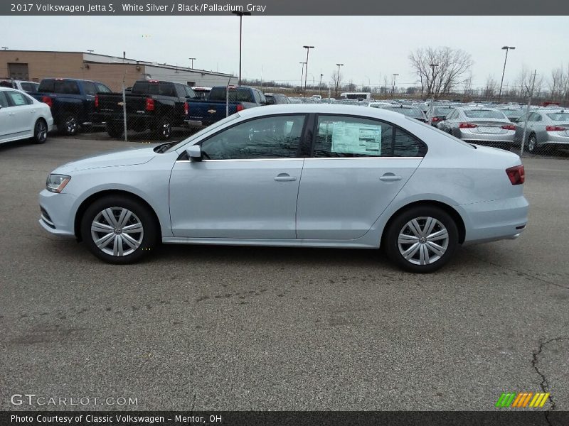  2017 Jetta S White Silver