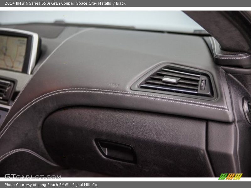 Space Gray Metallic / Black 2014 BMW 6 Series 650i Gran Coupe