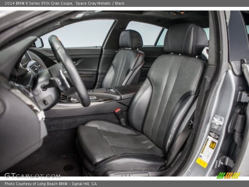 Space Gray Metallic / Black 2014 BMW 6 Series 650i Gran Coupe
