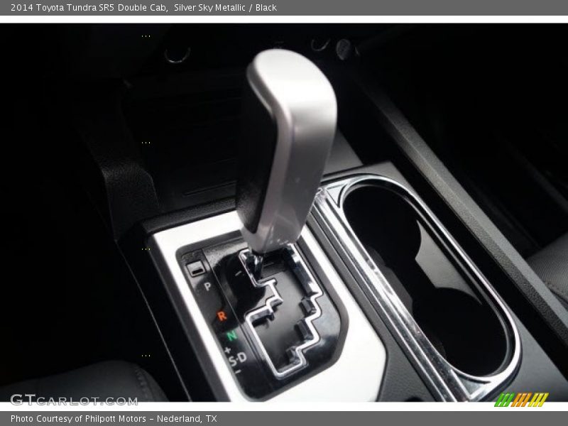 Silver Sky Metallic / Black 2014 Toyota Tundra SR5 Double Cab