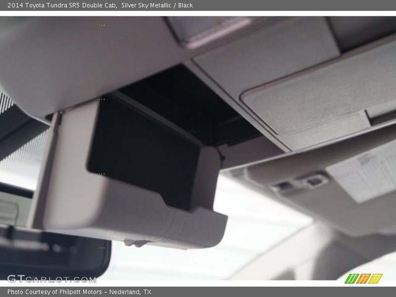 Silver Sky Metallic / Black 2014 Toyota Tundra SR5 Double Cab
