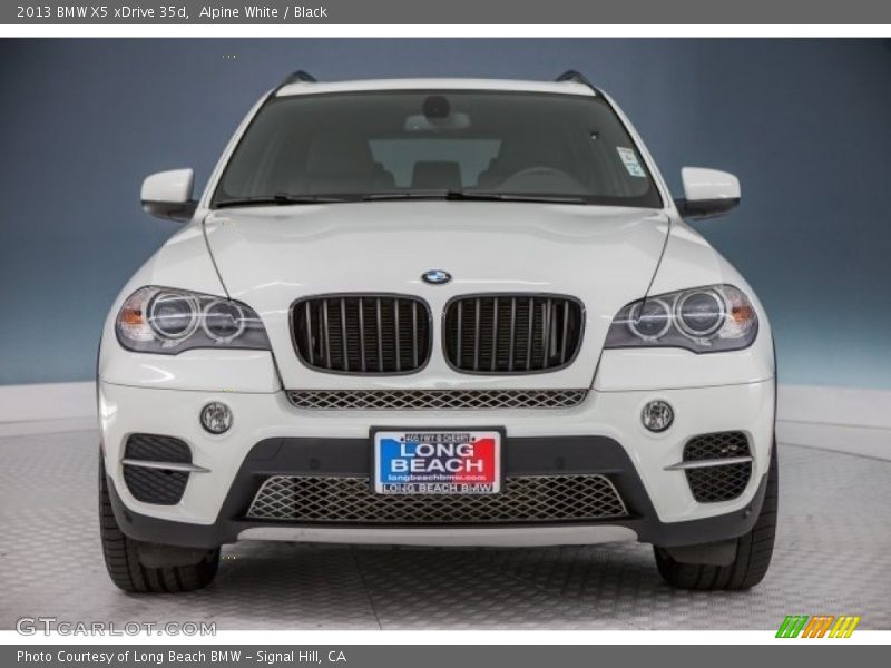 Alpine White / Black 2013 BMW X5 xDrive 35d
