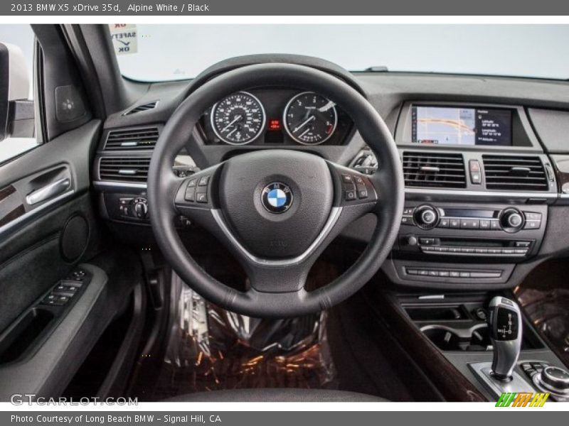 Alpine White / Black 2013 BMW X5 xDrive 35d