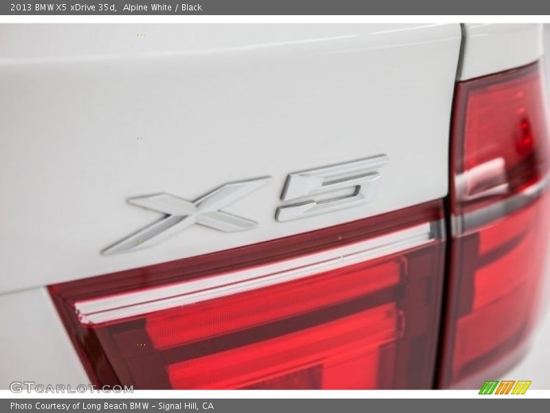 Alpine White / Black 2013 BMW X5 xDrive 35d