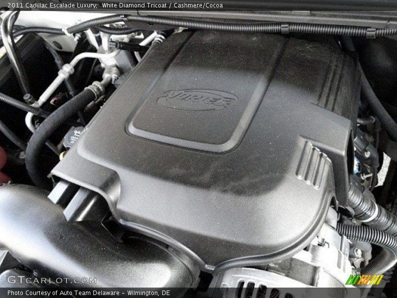 White Diamond Tricoat / Cashmere/Cocoa 2011 Cadillac Escalade Luxury