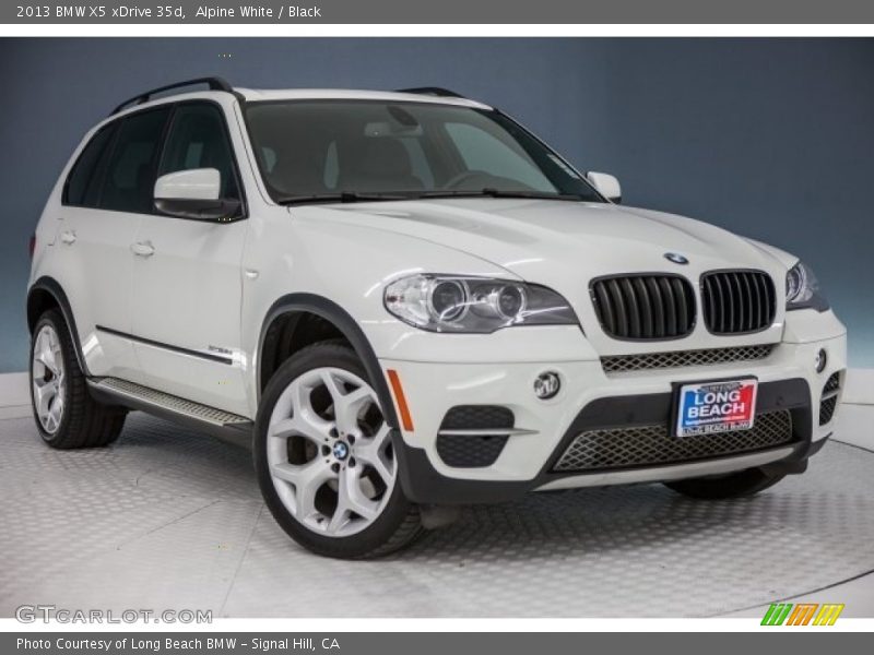 Alpine White / Black 2013 BMW X5 xDrive 35d