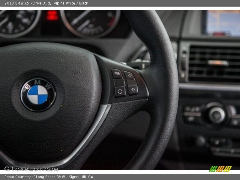 Alpine White / Black 2013 BMW X5 xDrive 35d