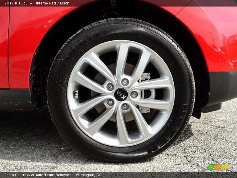 Inferno Red / Black 2017 Kia Soul +