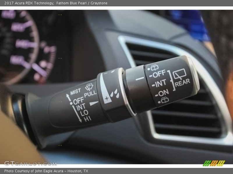 Fathom Blue Pearl / Graystone 2017 Acura RDX Technology
