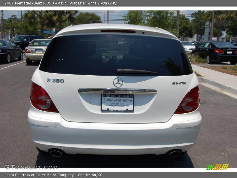 Alabaster White / Ash Grey 2007 Mercedes-Benz R 350 4Matic