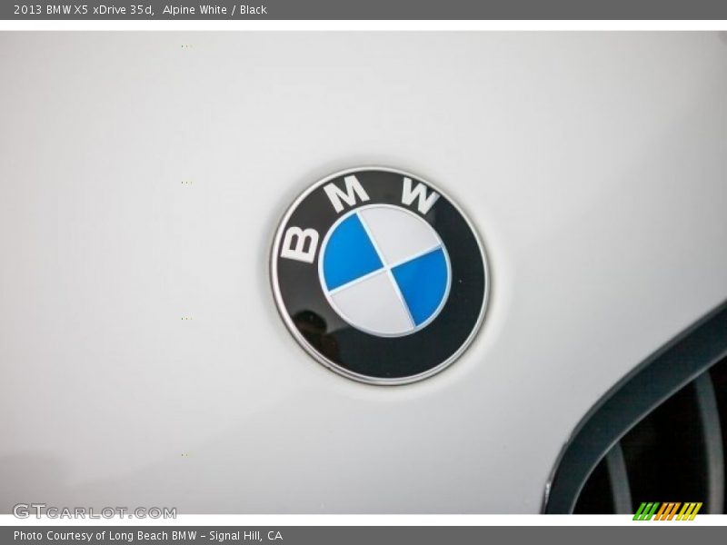 Alpine White / Black 2013 BMW X5 xDrive 35d