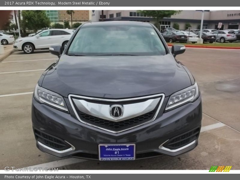 Modern Steel Metallic / Ebony 2017 Acura RDX Technology