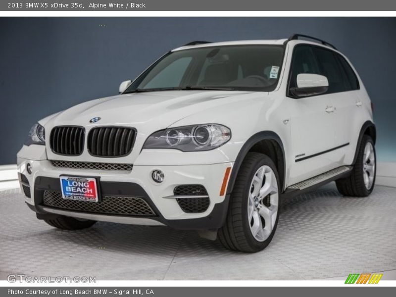 Alpine White / Black 2013 BMW X5 xDrive 35d