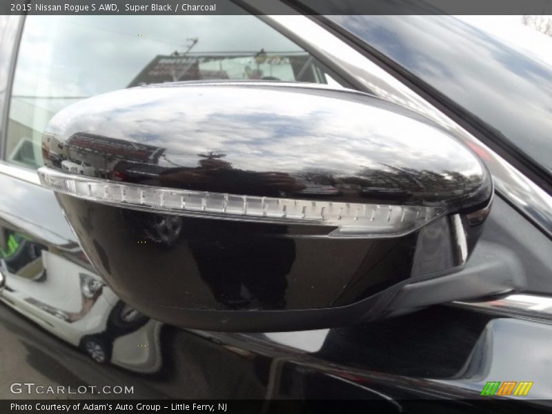 Super Black / Charcoal 2015 Nissan Rogue S AWD