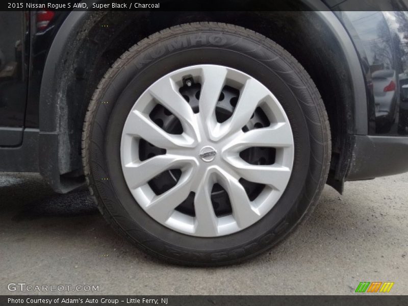 Super Black / Charcoal 2015 Nissan Rogue S AWD