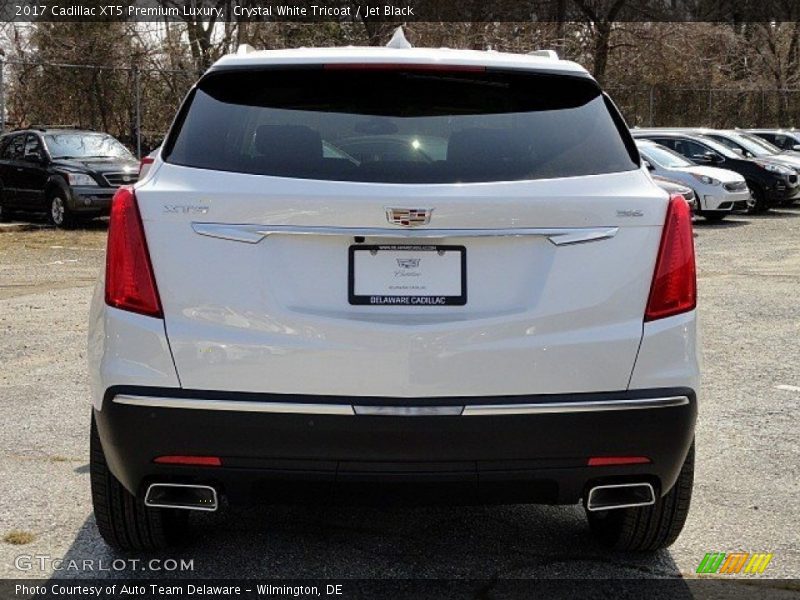 Crystal White Tricoat / Jet Black 2017 Cadillac XT5 Premium Luxury