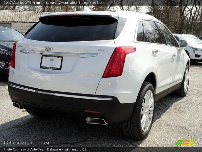 Crystal White Tricoat / Jet Black 2017 Cadillac XT5 Premium Luxury