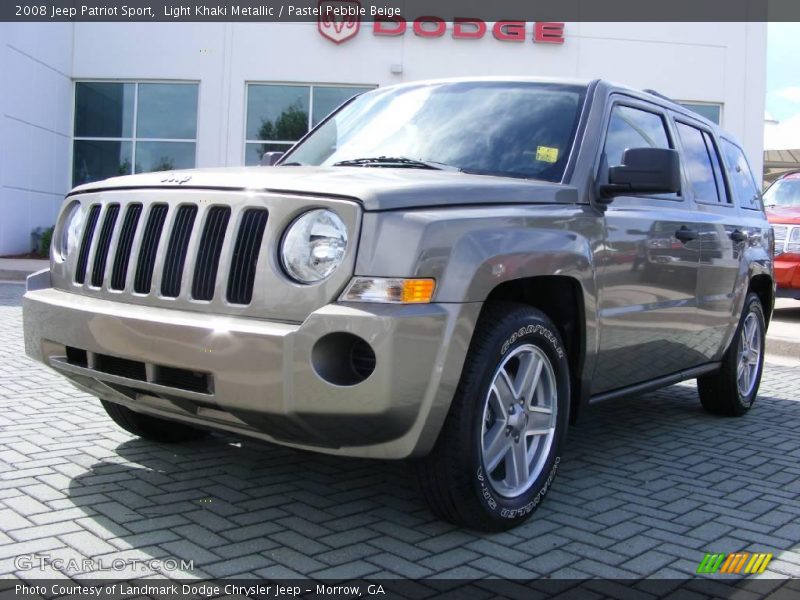 Light Khaki Metallic / Pastel Pebble Beige 2008 Jeep Patriot Sport