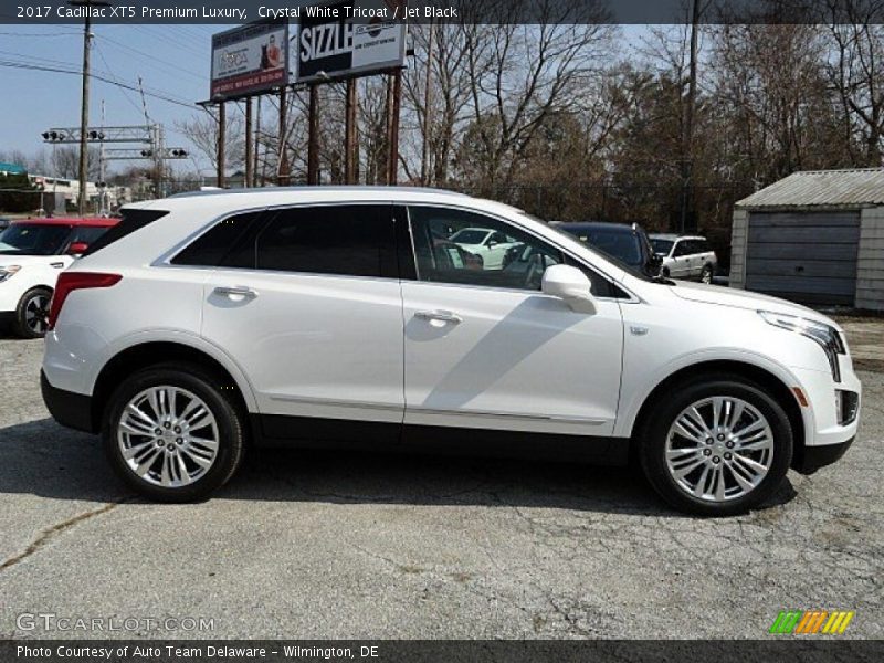 Crystal White Tricoat / Jet Black 2017 Cadillac XT5 Premium Luxury
