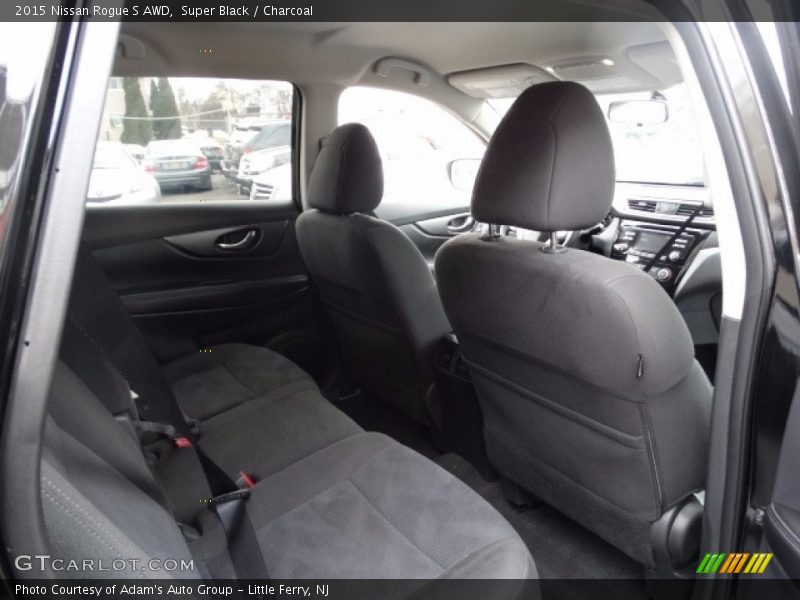 Super Black / Charcoal 2015 Nissan Rogue S AWD
