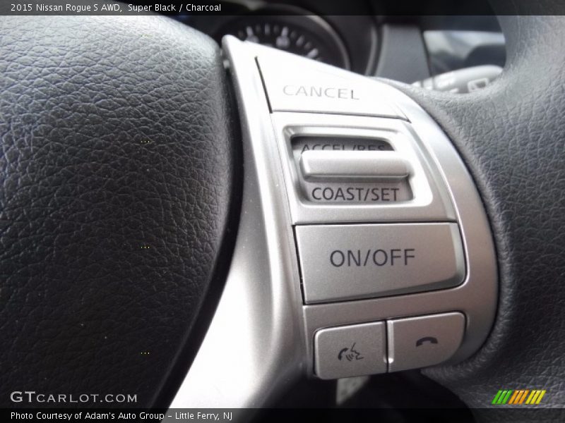 Super Black / Charcoal 2015 Nissan Rogue S AWD